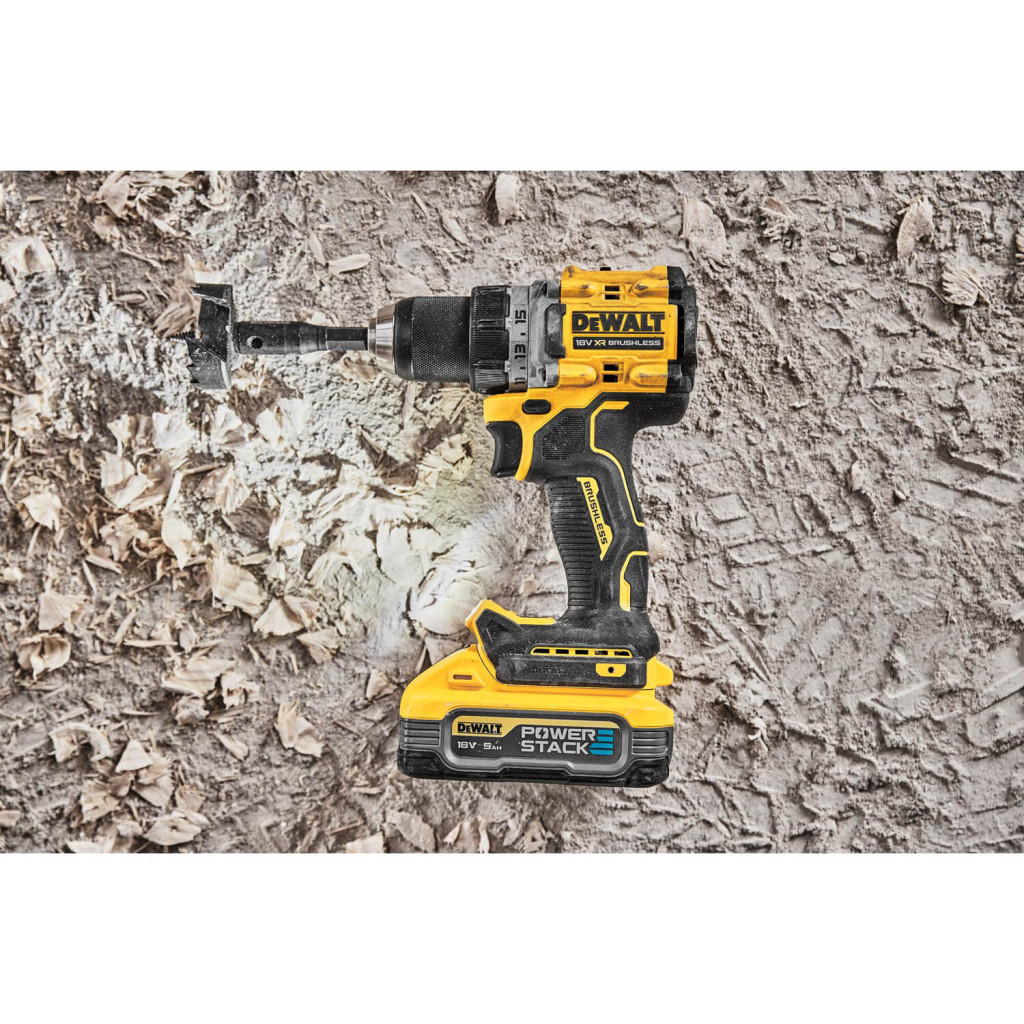 Шуруповерт DeWALT XR Li-Ion PowerStack 18 В, 2x5Ah, 90 Нм, 0-650/0-2000 об/хв, TSTAK (DCD800H2T) - зображення 6