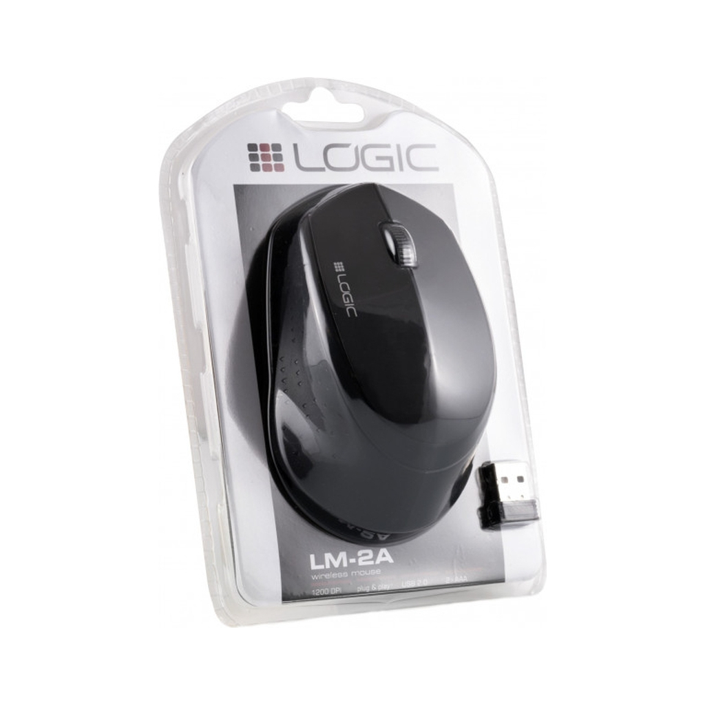 Мишка Logic concept LM-2A Wireless Black (M-LC-LM2A) - зображення 5