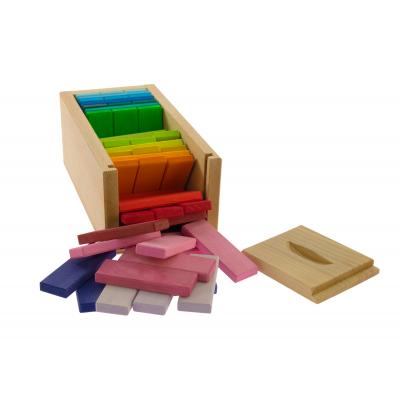 Конструктор Nic дерев'яний Будівельні пластини Башта 60 ел. (NIC523300) - зображення 3