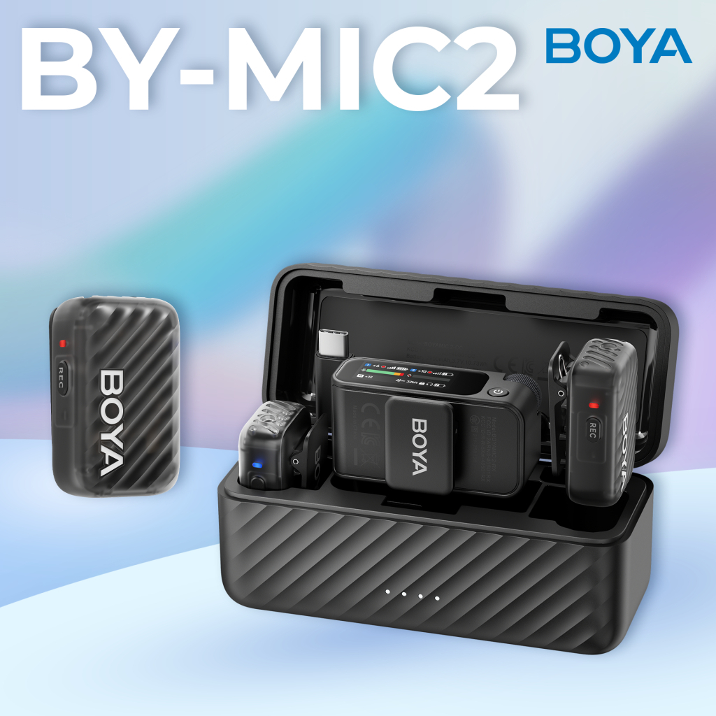 Мікрофон Boya mini-12 Type-C/Lightning Black (mini-12) - изображение 5