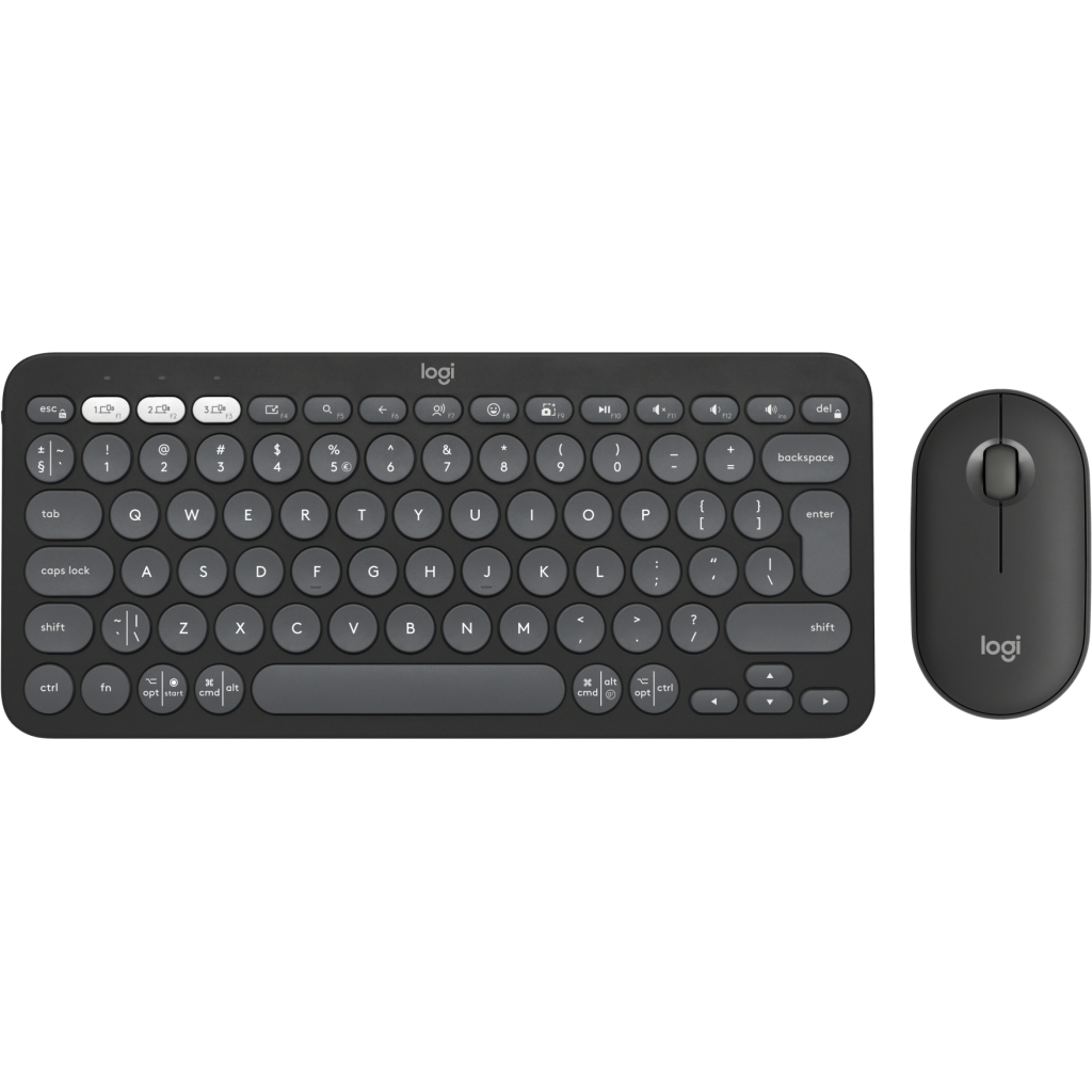 Комплект Logitech Pebble 2 Wireless UA Graphite (920-012239) - зображення 1