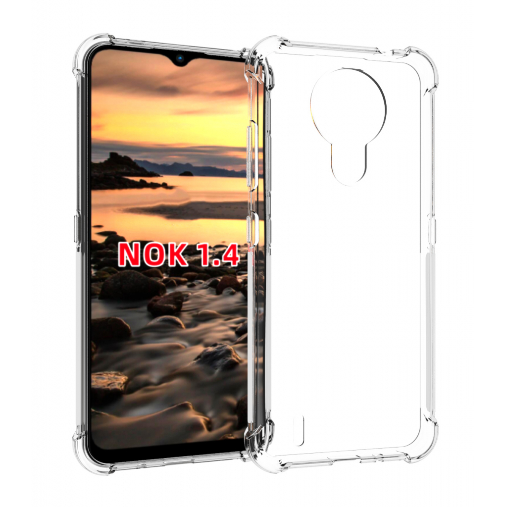 Чохол до мобільного телефона BeCover Anti-Shock Nokia 1.4 Clear (706965) - зображення 1