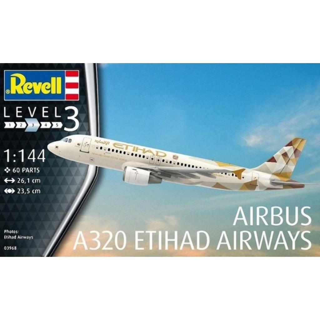 Збірна модель Revell Літак Airbus A320 Etihad 1:144 (3968) - зображення 1