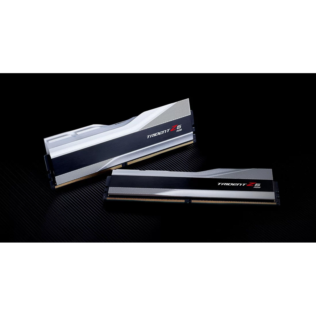 Модуль пам'яті для комп'ютера DDR5 64GB (2x32GB) 6000 Trident Z5 RGB Silver G.Skill (F5-6000J3238G32GX2-TZ5RS) - зображення 5