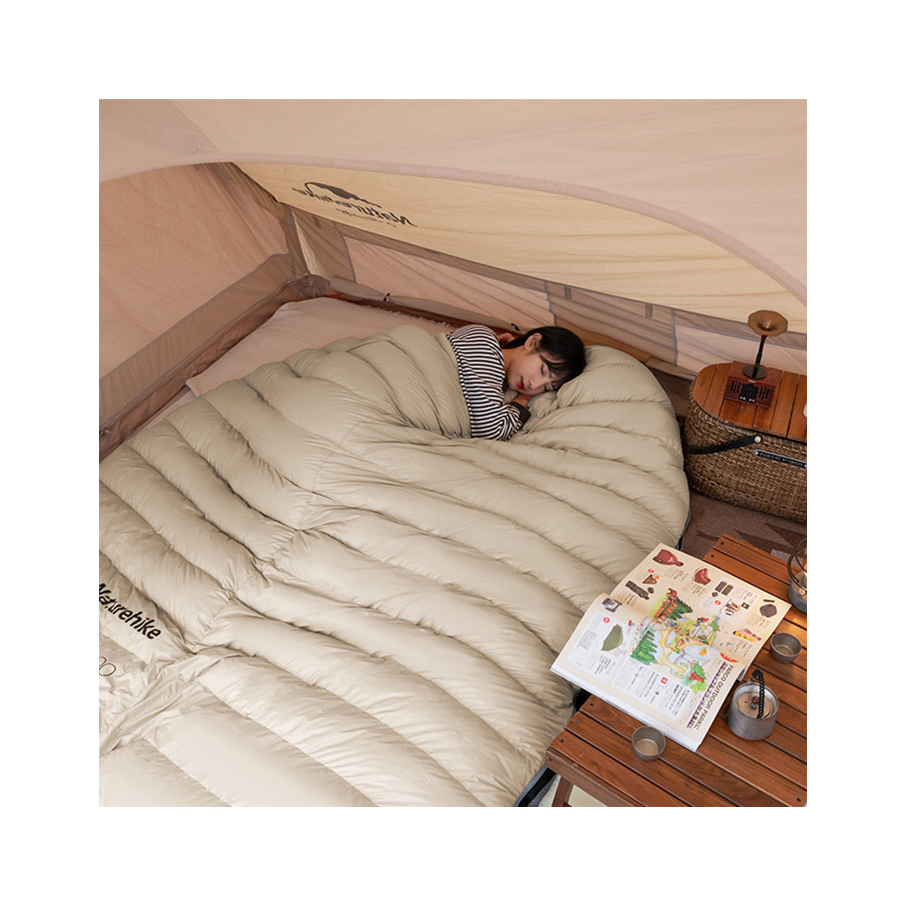 Спальний мішок Naturehike CW 700 NH22YD0 Khaki (6927595700006) - зображення 5