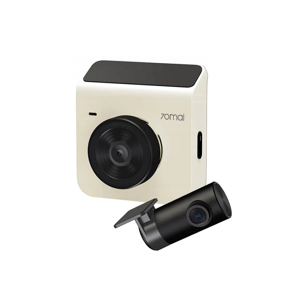 Відеореєстратор Xiaomi 70mai Dash Cam A400+Rear Cam RC09 Set (A400-1) White (A400+RC09 White) - зображення 1
