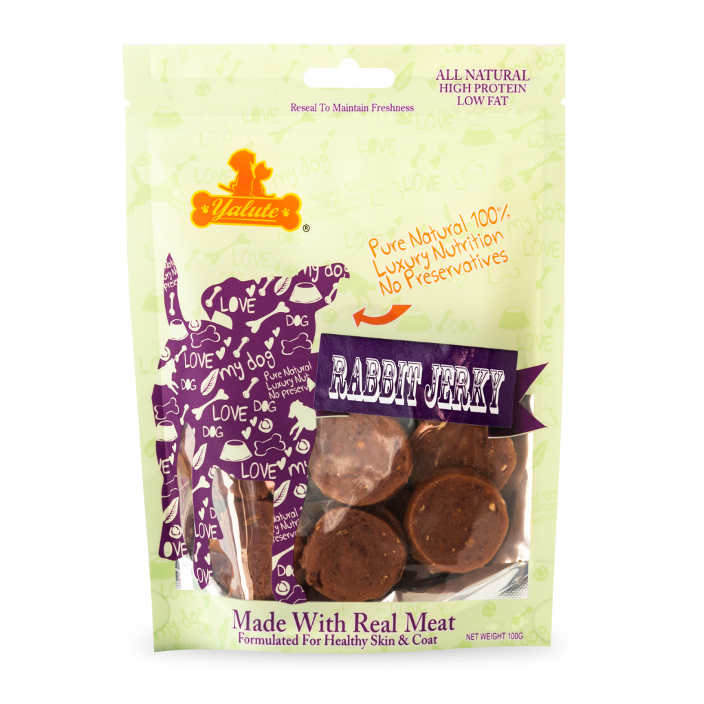 Ласощі для собак Yalute Rabbit and Apple Bit 100 г (кролик та яблуко) (4820261920574) - зображення 1