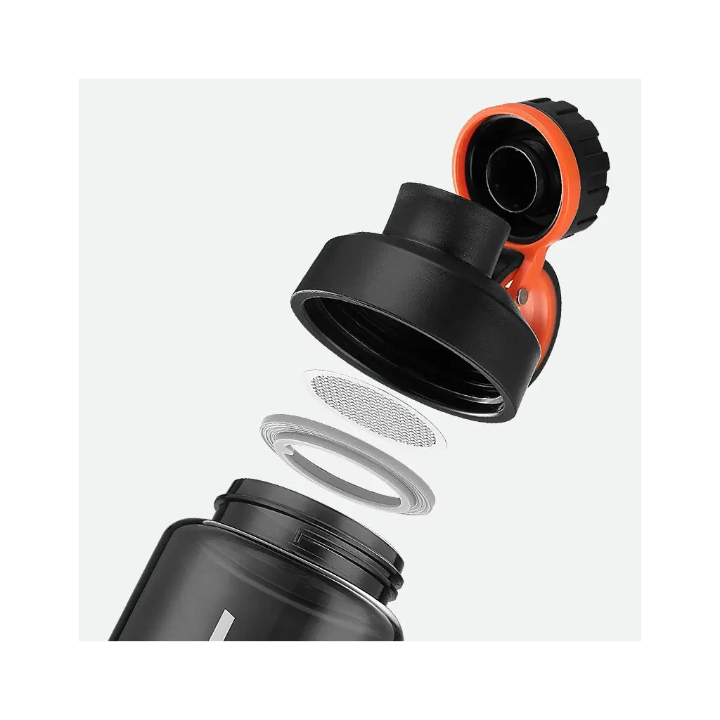 Пляшка для води Casno 800 мл KXN-1235 Чорна (KXN-1235_Black) - зображення 3