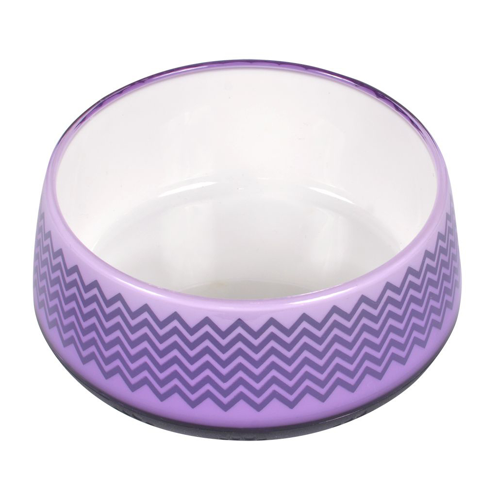 Посуд для собак AnimAll Миска з візерунком 300 мл фіолетова (6914068020204) - зображення 1