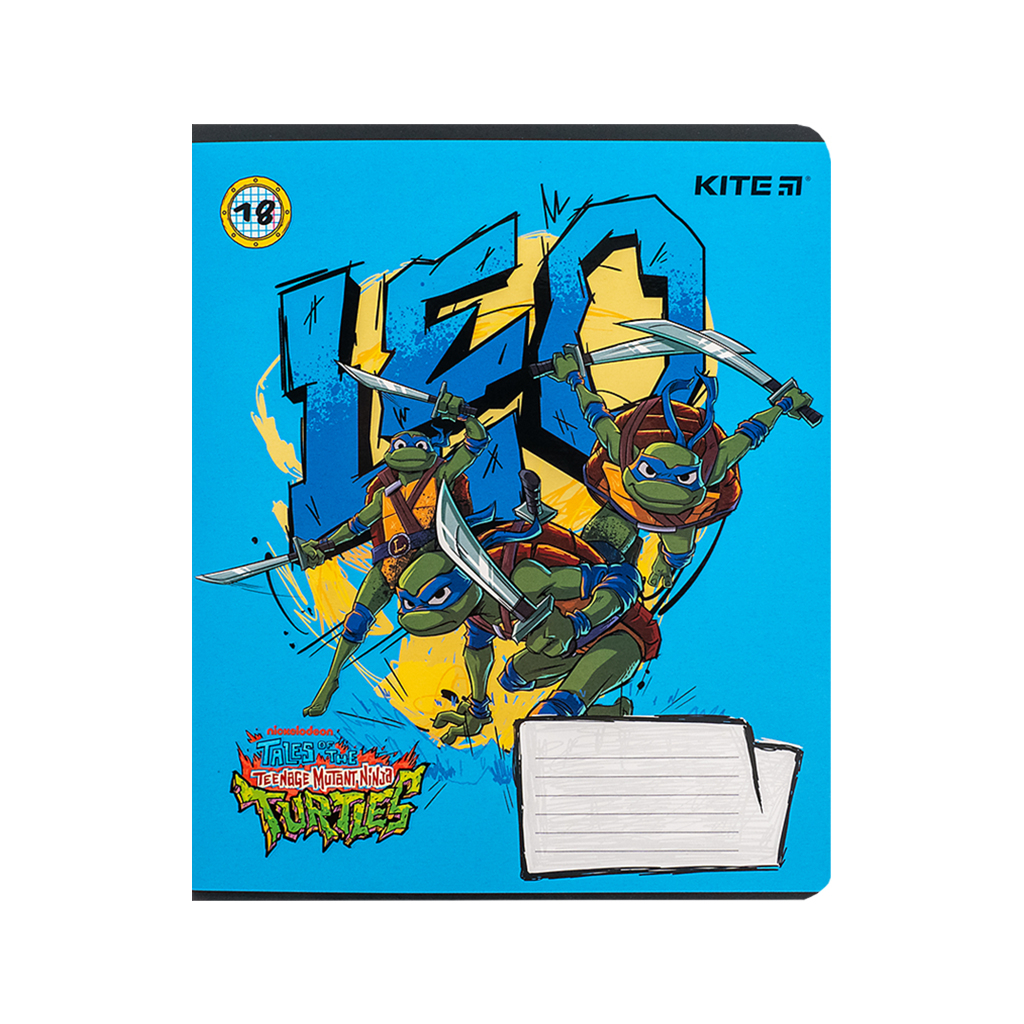 Зошит Kite Ninja Turtles, 18 аркушів, клітинка (NT24-236) - изображение 6