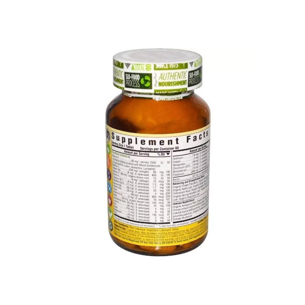 Мультивітамін MegaFood Мультивітаміни для жінок Women's One Daily MegaFood 60 табле (MGF10104) - зображення 2