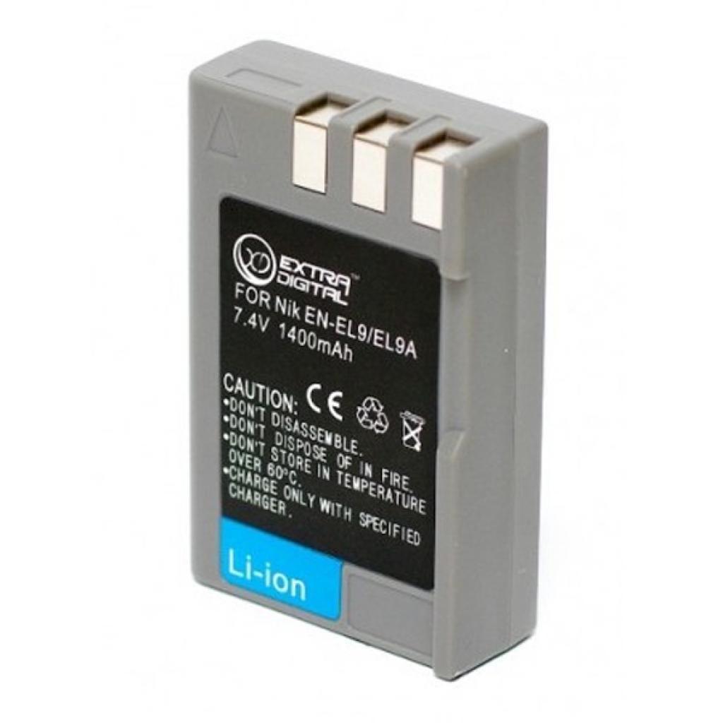 Акумулятор до фото/відео Extradigital Nikon EN-EL9 (BDN2535) - зображення 2