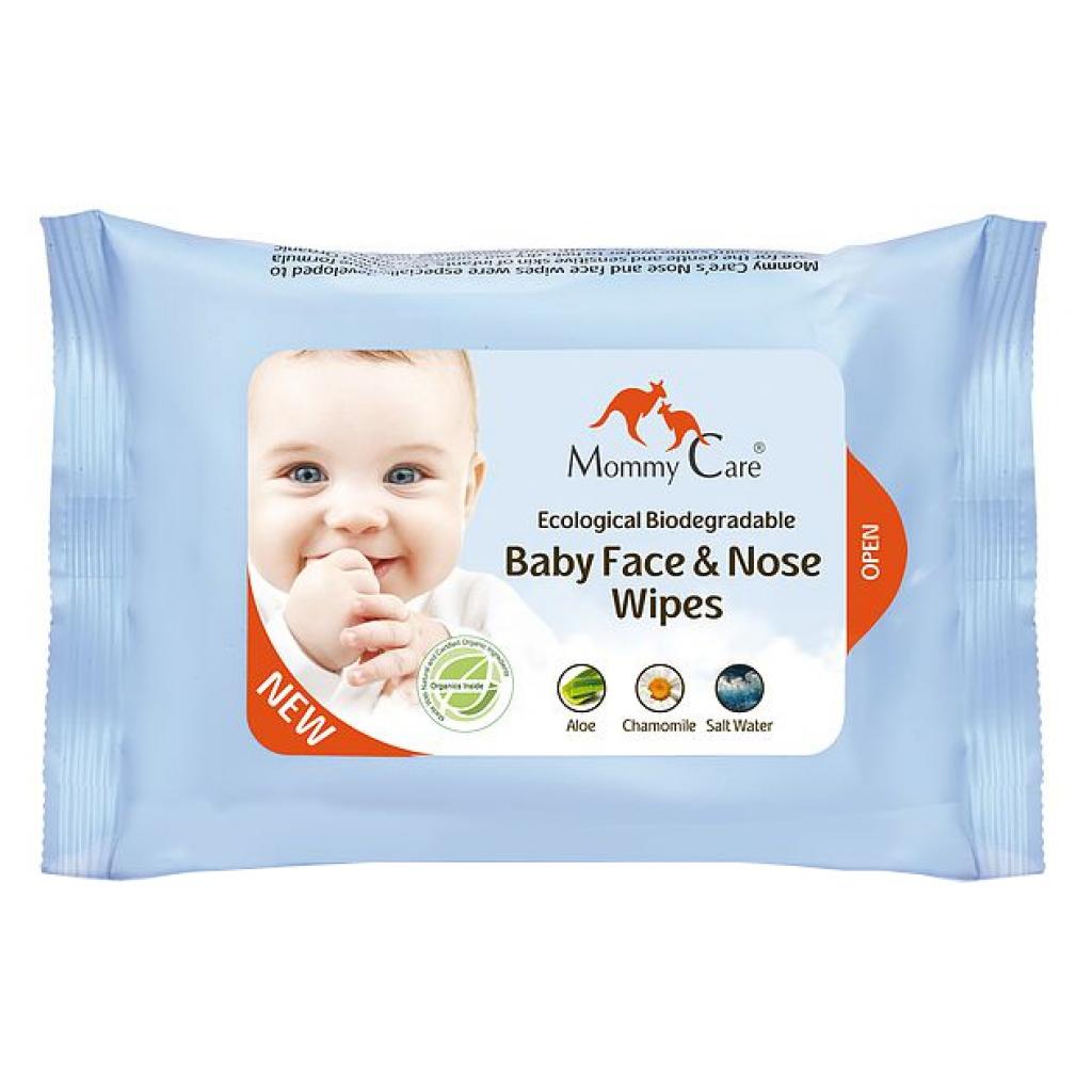 Дитячі вологі серветки Mommy Care з морською сіллю, алое та ромашкою 24 шт (952935) - зображення 1