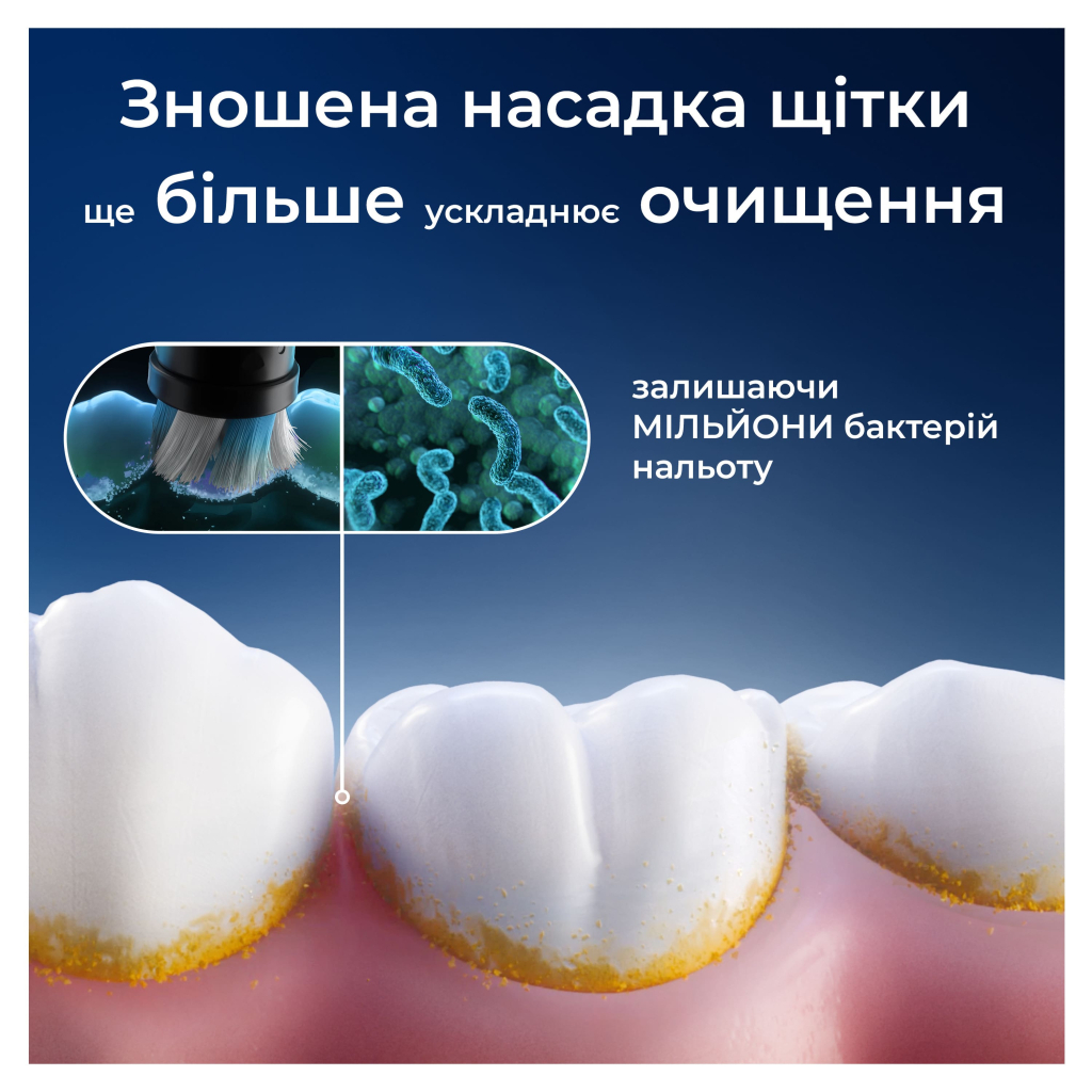 Насадка для зубної щітки Oral-B iO Спеціалізоване Чищення 2 шт (8700216375399) - зображення 5