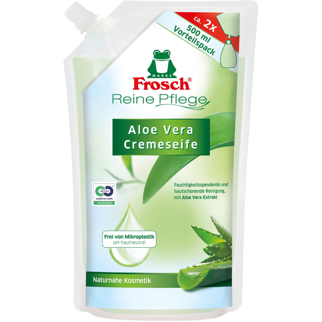Рідке мило Frosch Senses Алое Вера 500 мл (4001499197475/4001499967443) - зображення 2