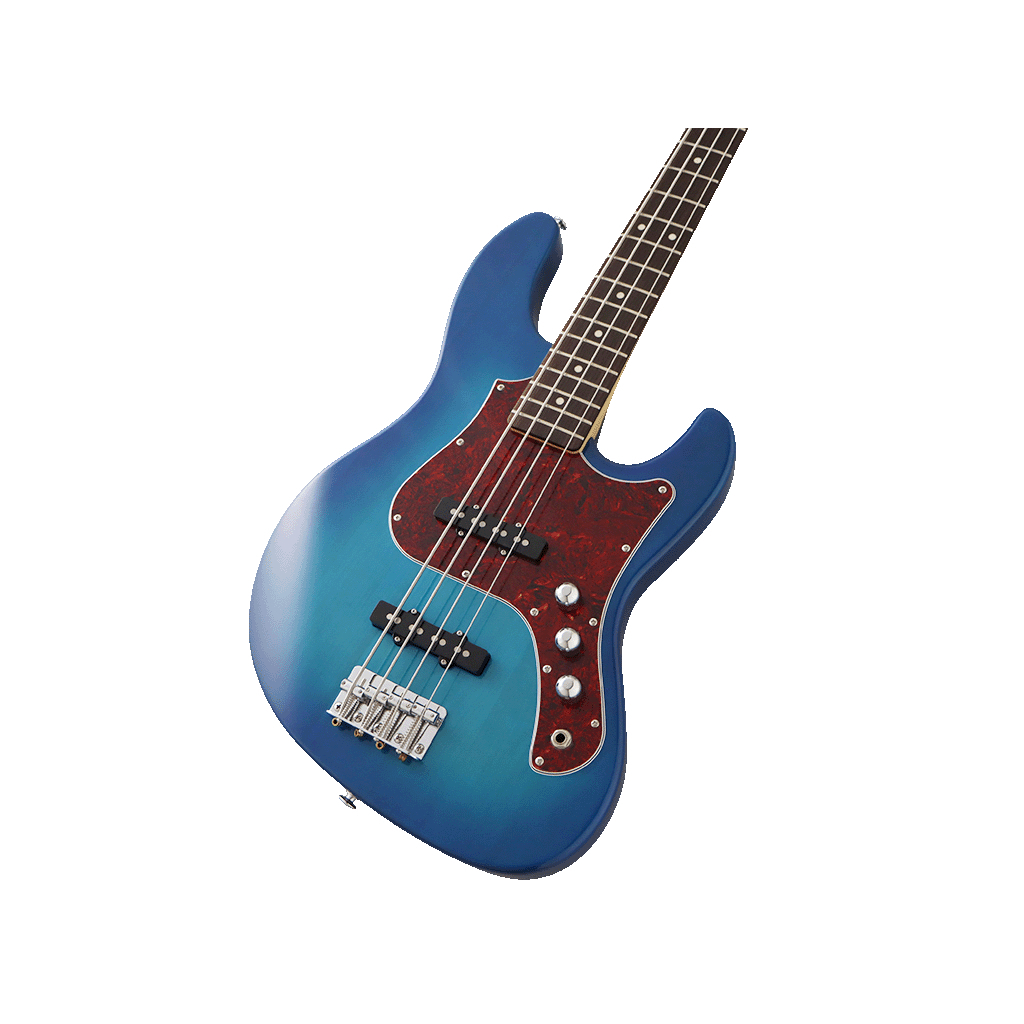 Бас-гітара FGN Mightty Jazz Boundary Series Transparent Blue Sunburst (BMJ2-R/TBS) - изображение 3