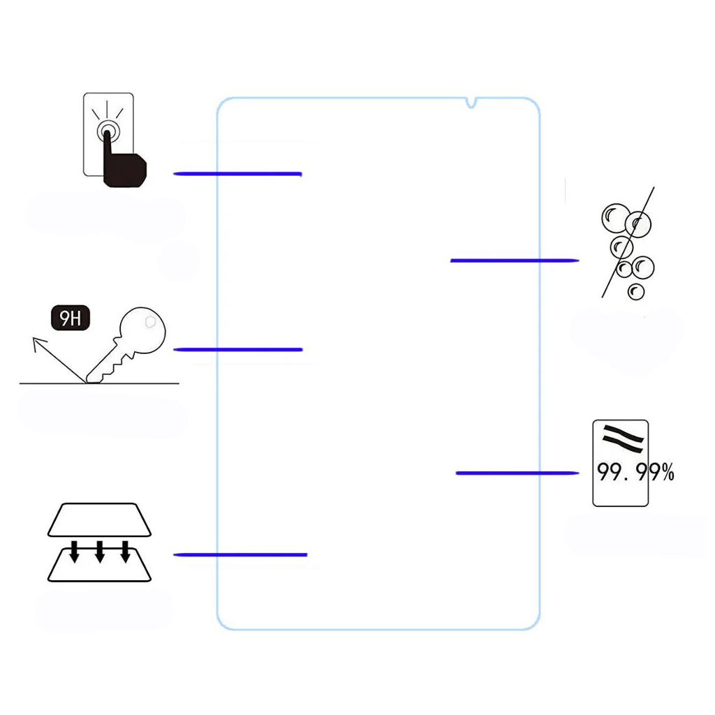 Скло захисне BeCover Teclast Tab P25T/P26T 10.1" (710042) - зображення 4