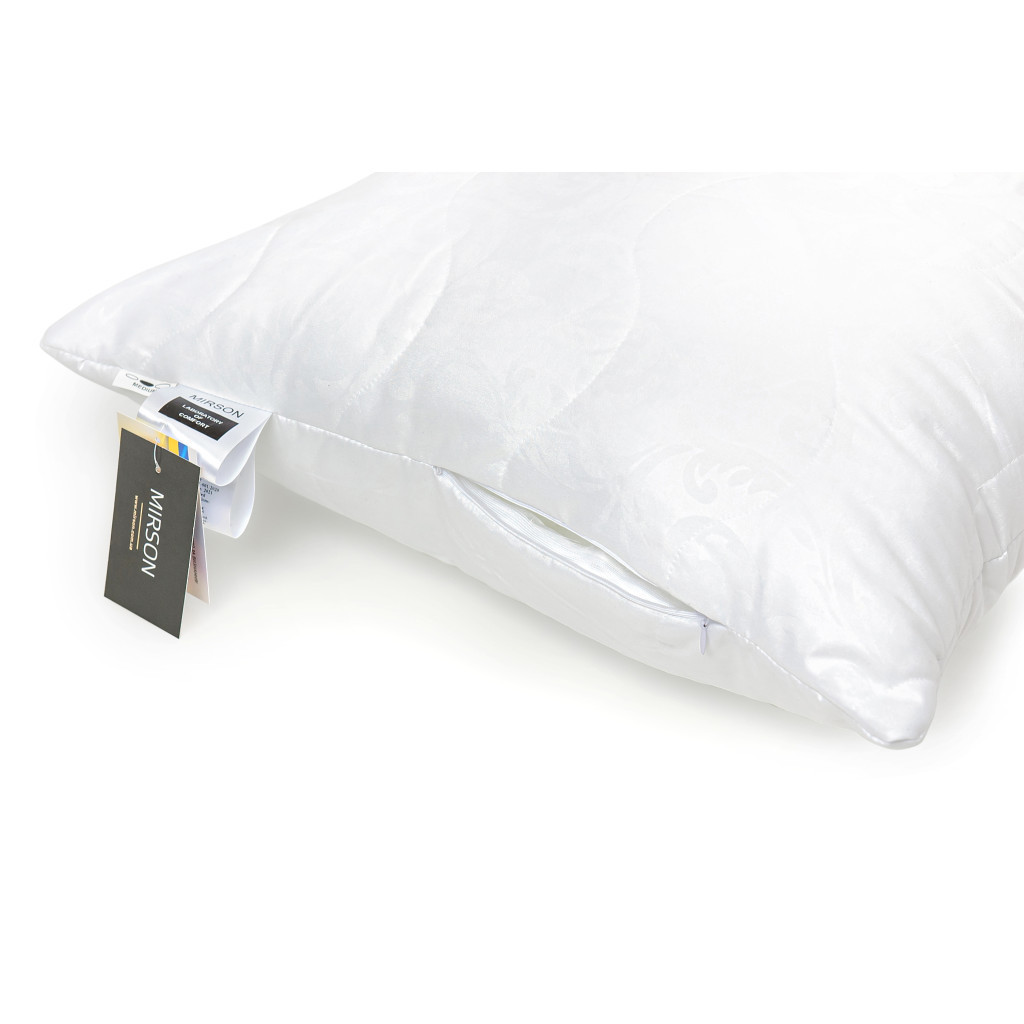 Ковдра MirSon Набір EcoSilk Всесезонний №1660 Eco Light White Ковдра + под (2200002654968) - зображення 7