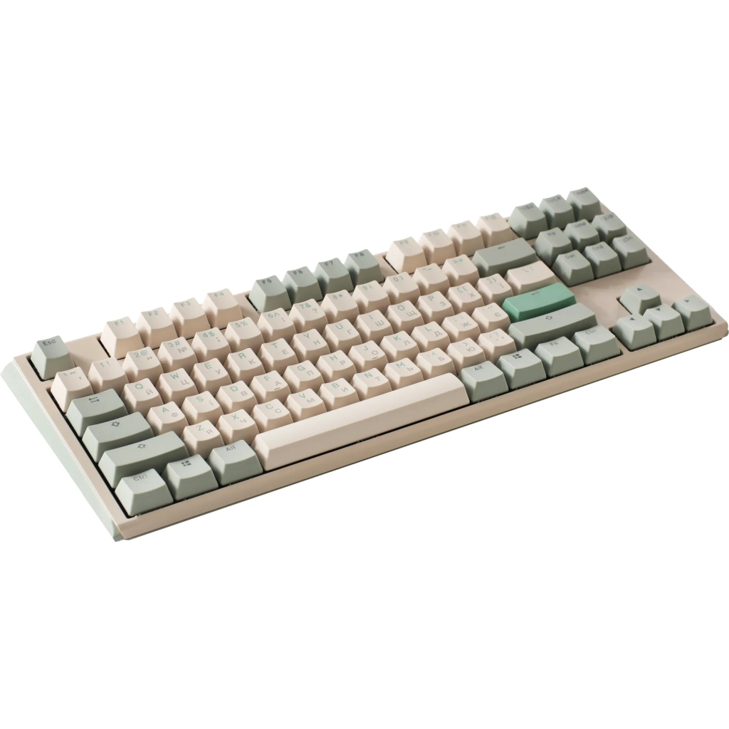 Клавіатура Ducky One 3 TKL Cherry MX Red UA USB Cream (DKON2187-RUAPXМAEGGC1) - зображення 2