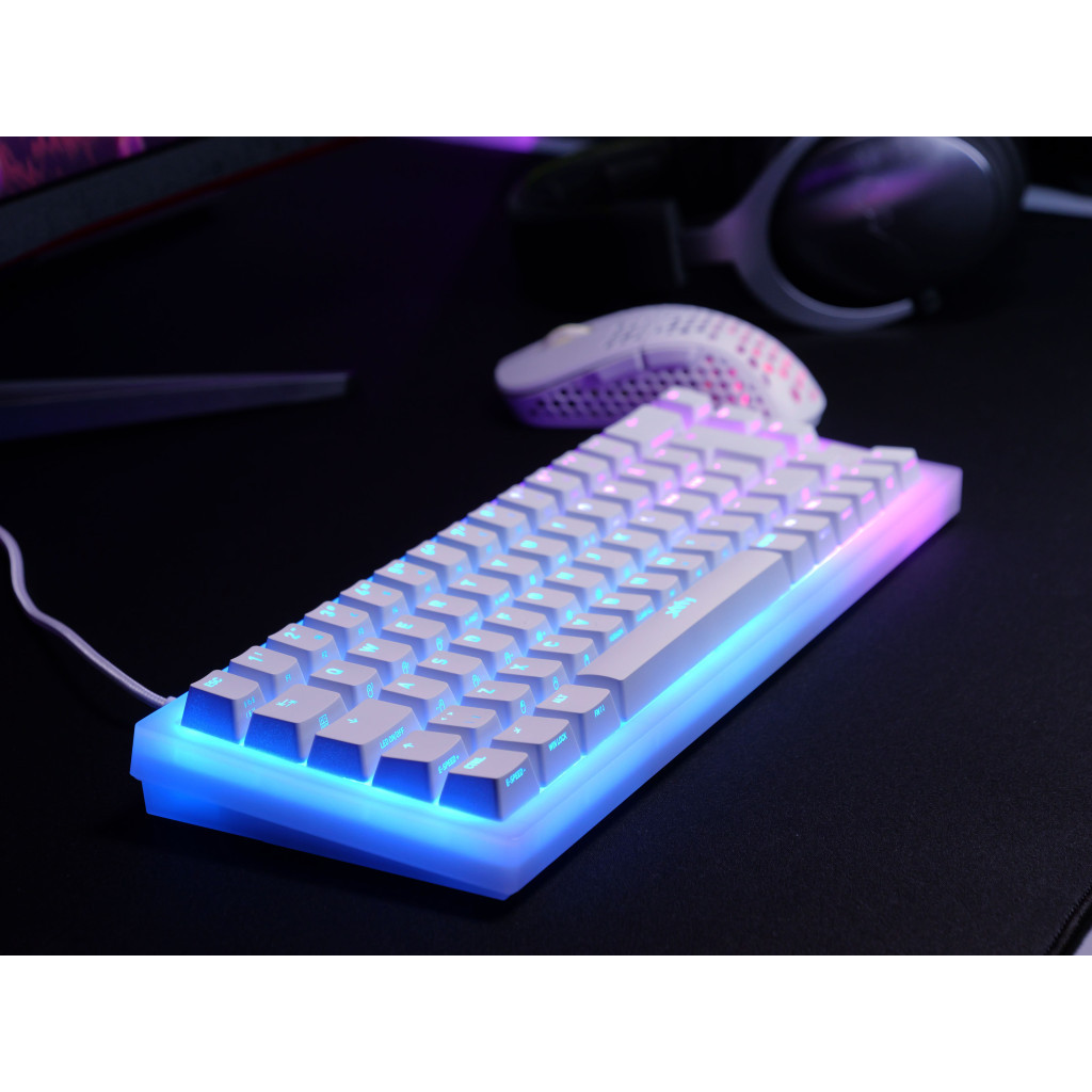 Клавіатура Xtrfy K5 68 keys Kailh Red Hot-swap RGB UA White (K5-RGB-CPT-TPWHITE-R-UKR) - зображення 2