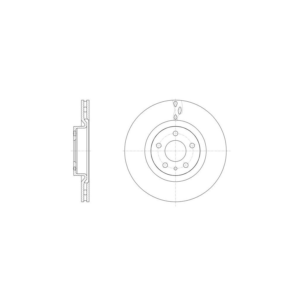 Гальмівний диск REMSA 61501.10 - зображення 1
