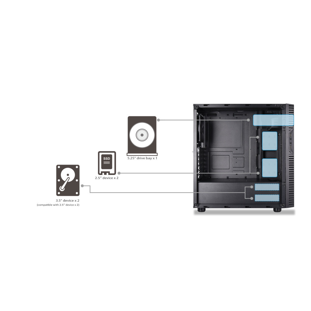 Корпус Silver Stone SST-PS14B-E - зображення 8