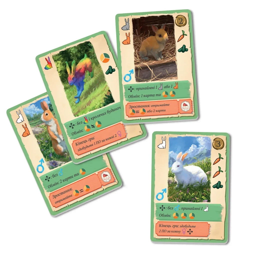 Настільна гра WoodCat Кролики (Coney) (укр.) (ВР_КРЛК) - зображення 3