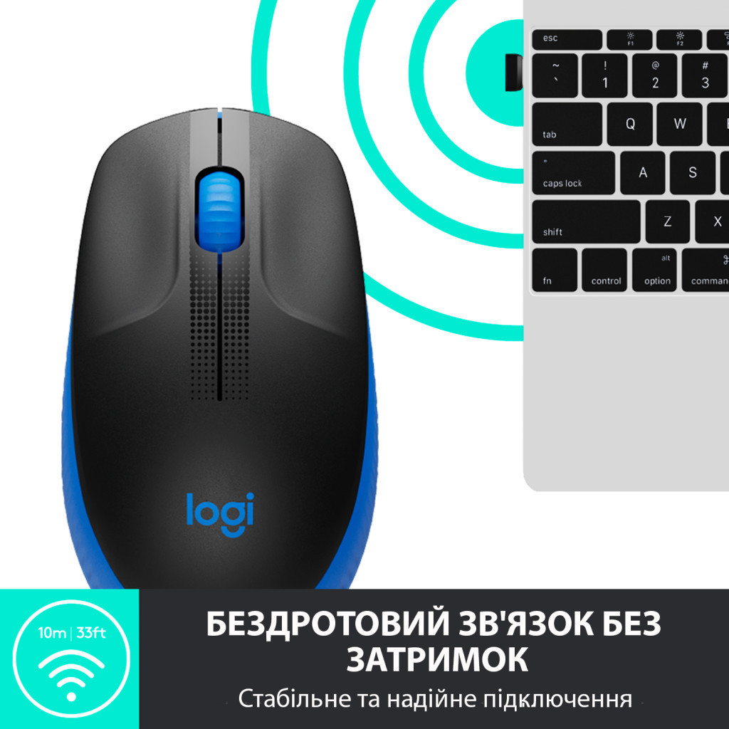 Мишка Logitech M190 Blue (910-005907) - зображення 4