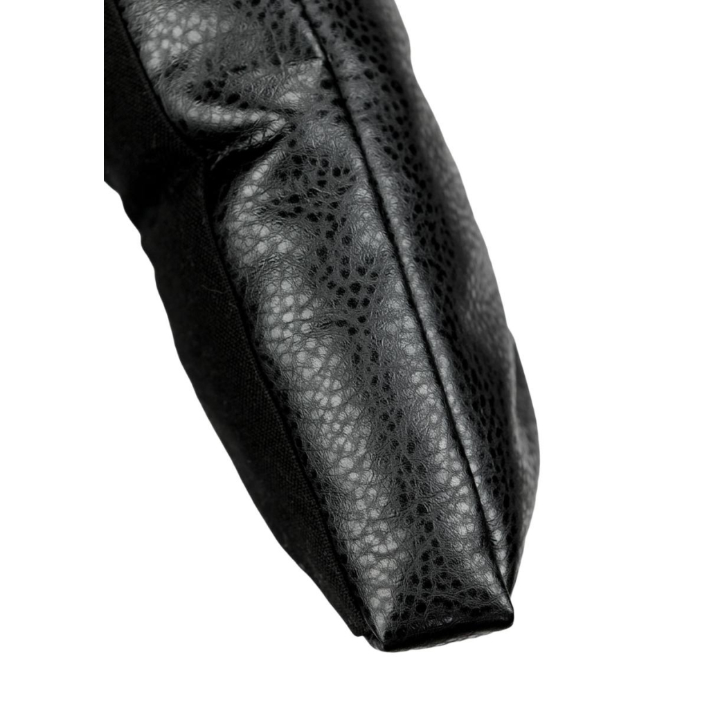 Подушка на стілець Прованс з екошкіри Чорна 40х40 (034075) - зображення 2