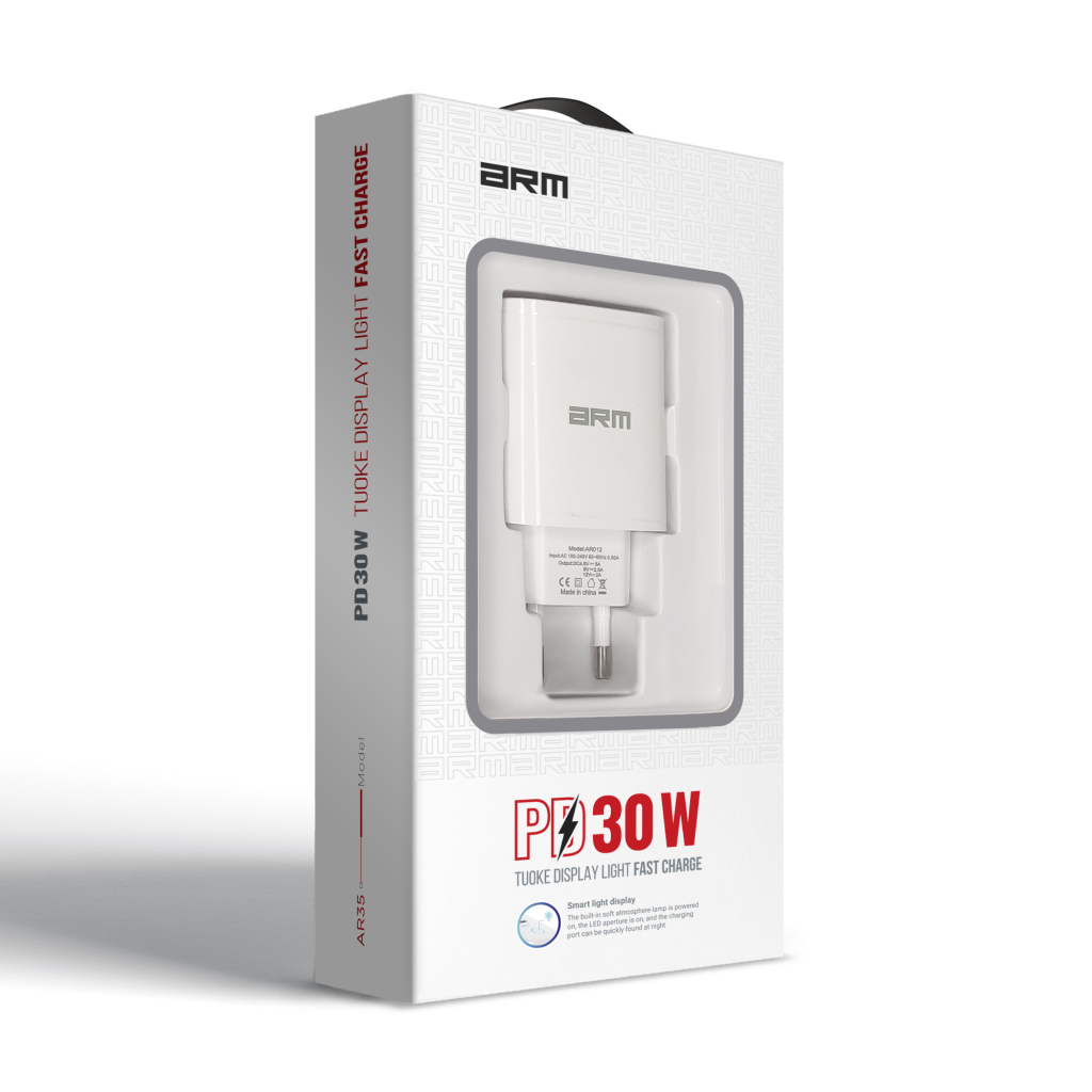 Зарядний пристрій Armorstandart AR35 Basic USB QC3.0 PD30W White (ARM69689) - зображення 3