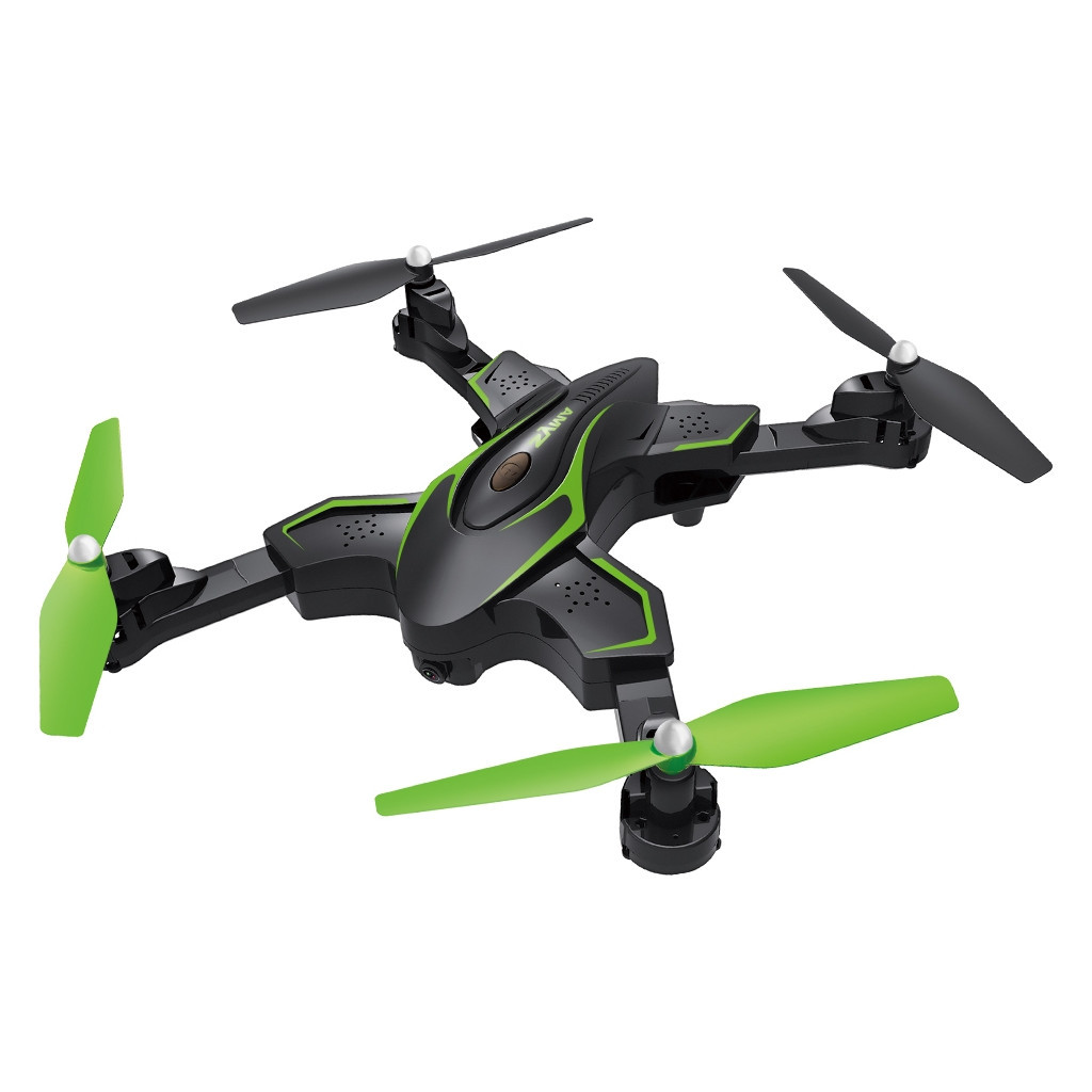 Радіокерована іграшка Syma Квадрокоптер з 2,4 Ггц керуванням та FPV-камерою 35,5 cм (X56WP_зелений) - зображення 2