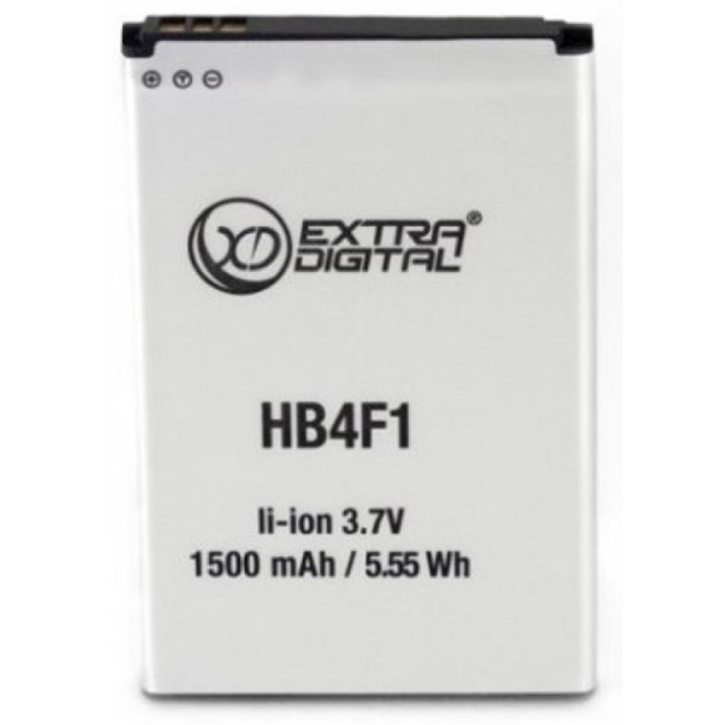 Акумуляторна батарея Extradigital Huawei HB4F1 1500 mAh (BMH6434) - зображення 1