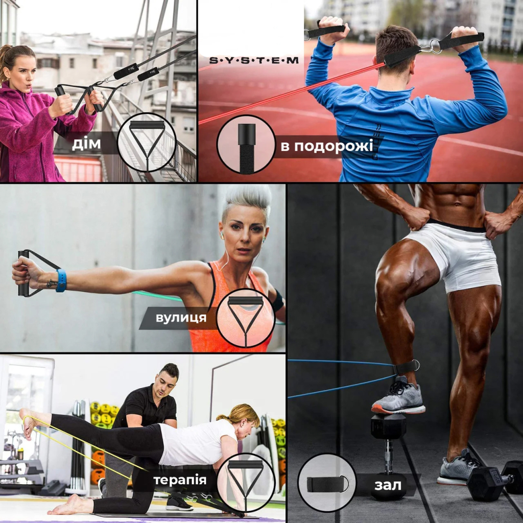 Еспандер Power System PS-4099 Total Expander Set 5 шт (4099MX-0) - зображення 10