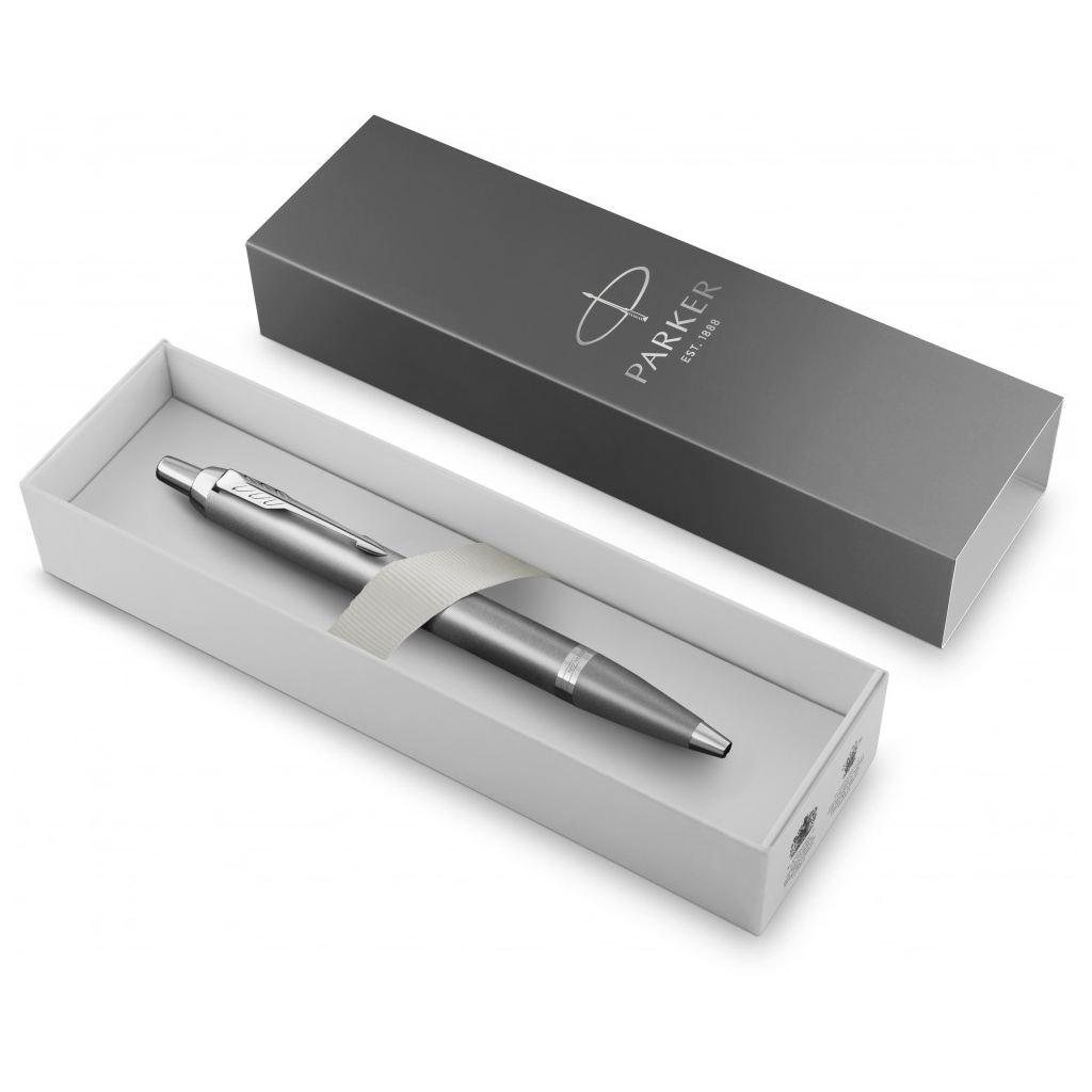 Ручка кулькова Parker IM 17 Rituals Grey CT BP + Пакет Parker Rituals (29 232) - изображение 4
