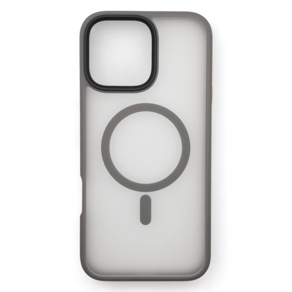 Чохол до мобільного телефона BeCover Metal Buttons Case (MagSafe) для Apple iPhone 16 Pro Max Gray (712101) - зображення 1
