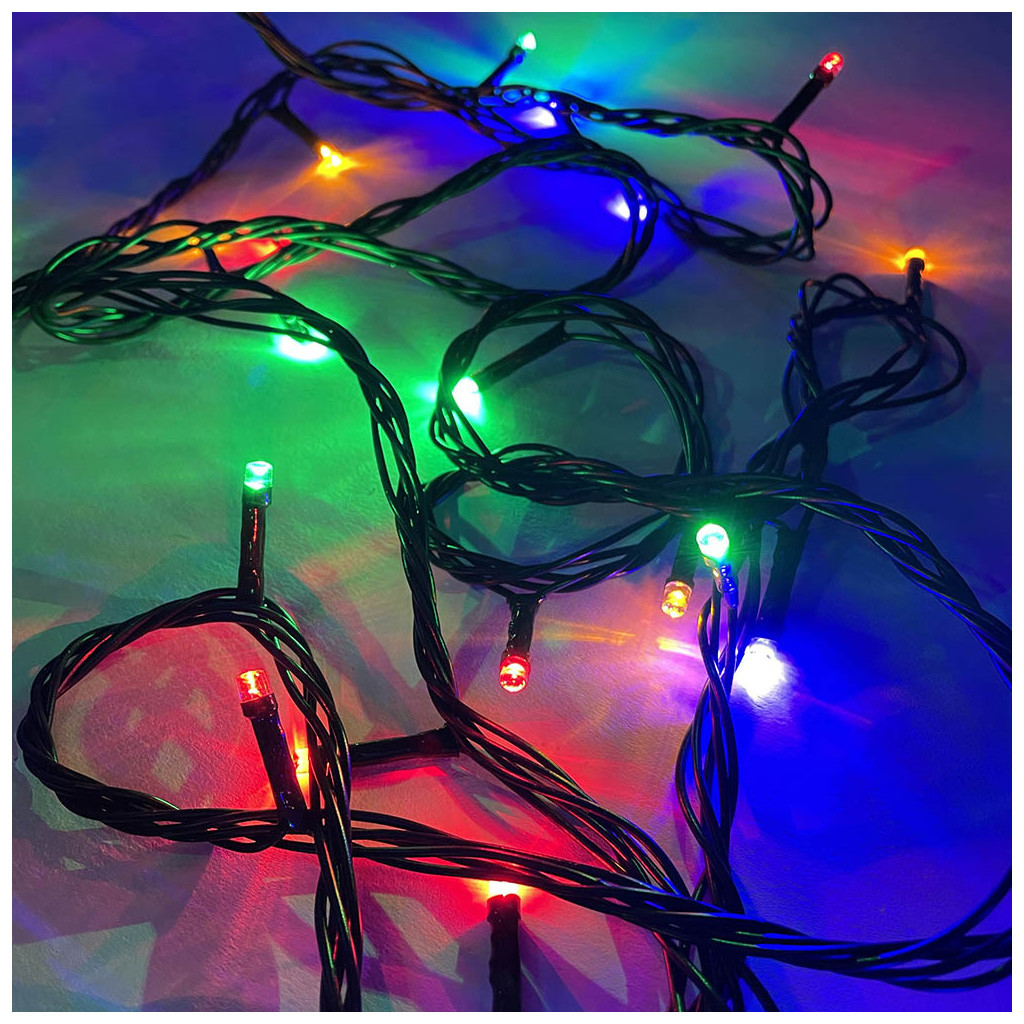 Гірлянда ColorWay LED 50 5 м 8 функцій кольорова 220V (CW-G-50L5VMC) - зображення 7