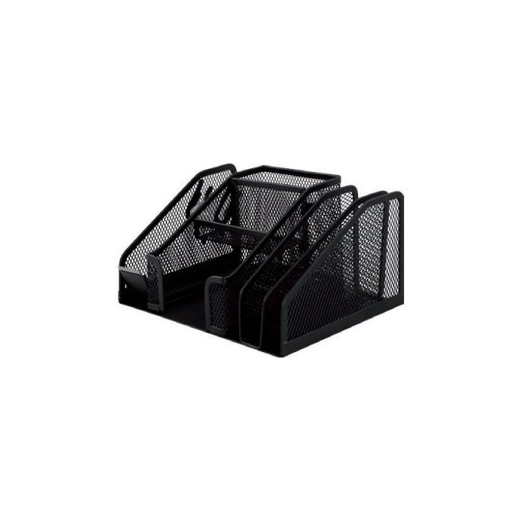 Підставка для дрібниць Buromax 210x150x100 мм, wire mesh, black (BM.6241-01) - зображення 1