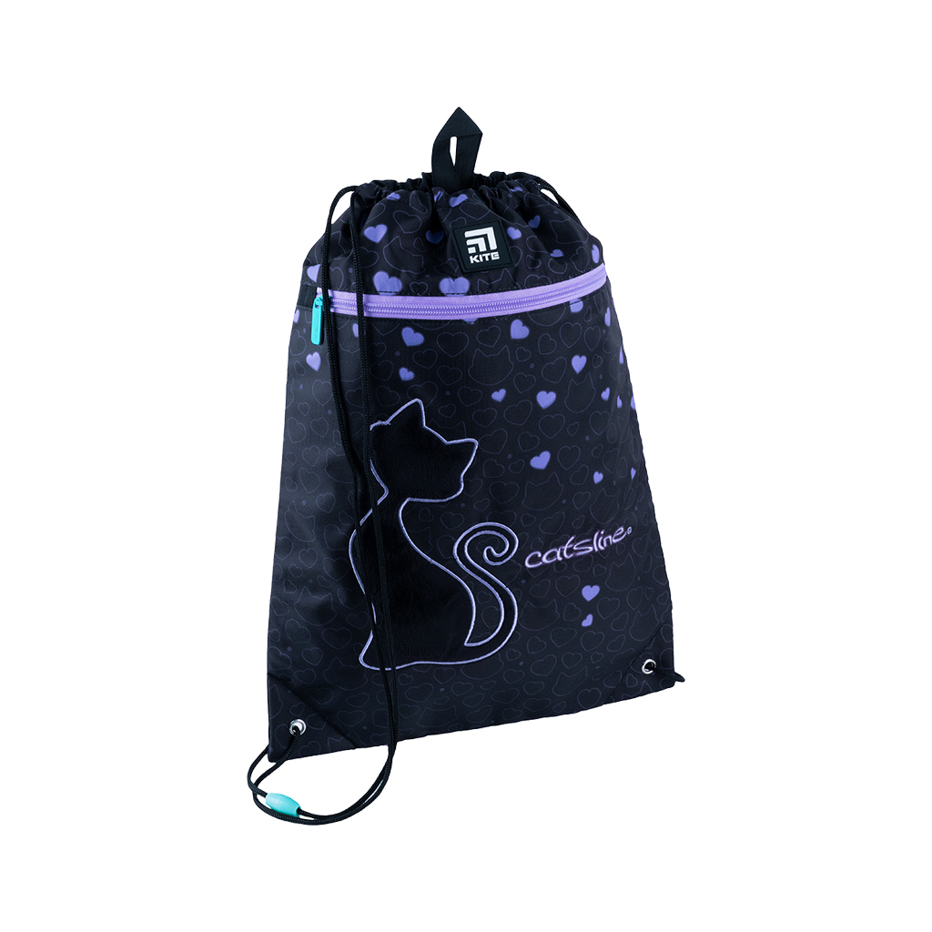 Сумка для взуття Kite Catsline Чорна (K24-601M-3) - зображення 5
