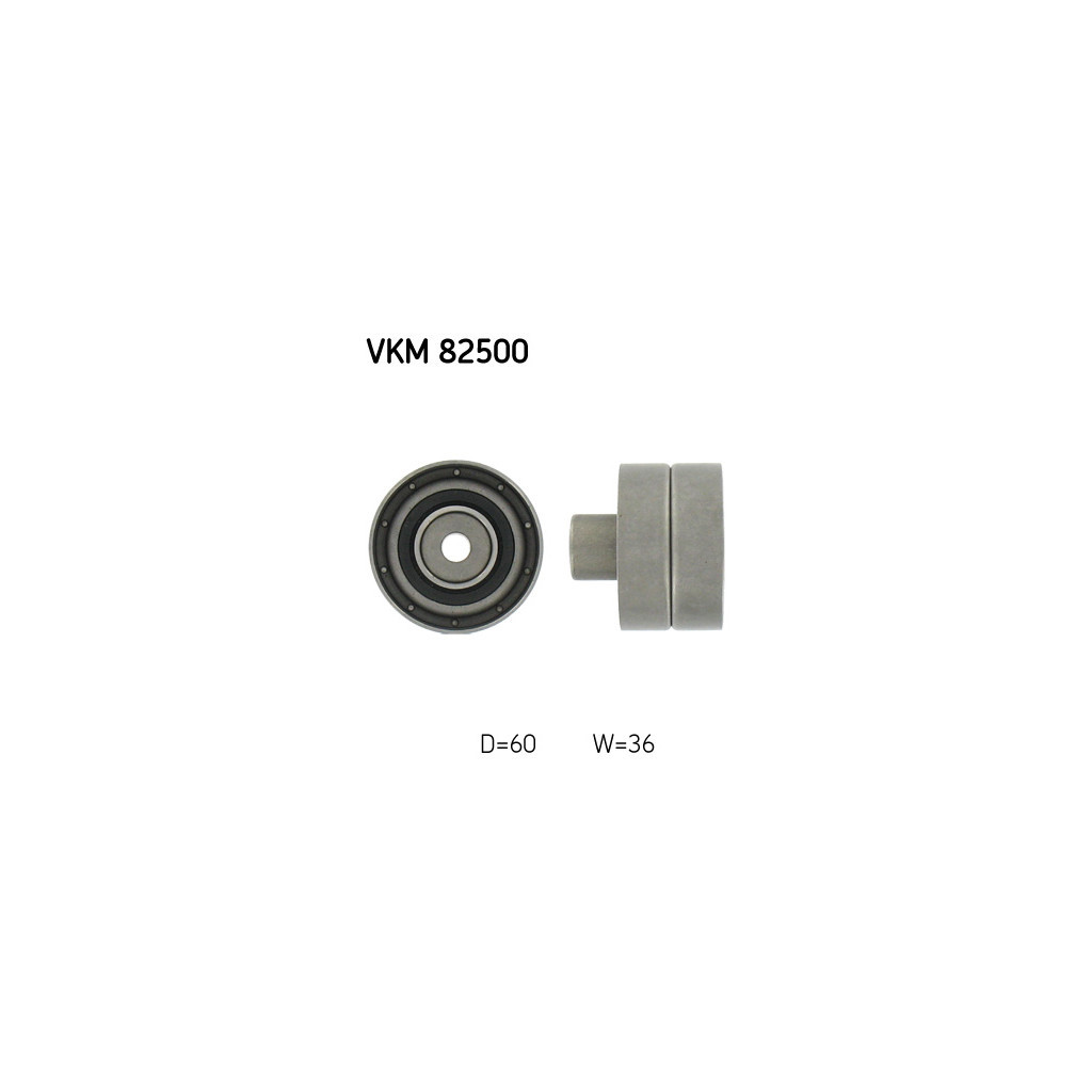 Ролик натягувача ременя SKF VKM 82500 - зображення 1