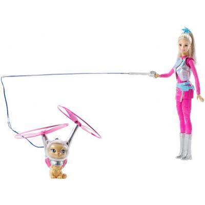 Лялька Barbie З космічним котиком з м/ф Barbie: Зіркові пригоди (DWD24) - зображення 1