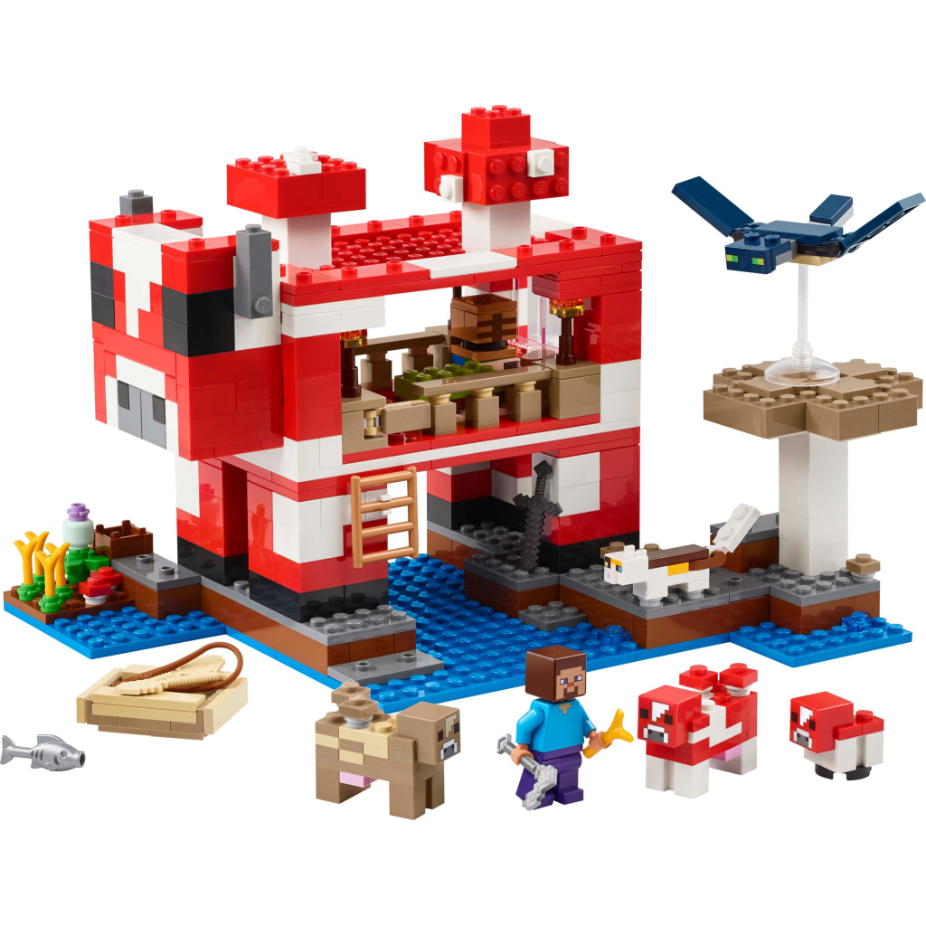 Конструктор LEGO Minecraft Грибний будинок (21270) - зображення 2