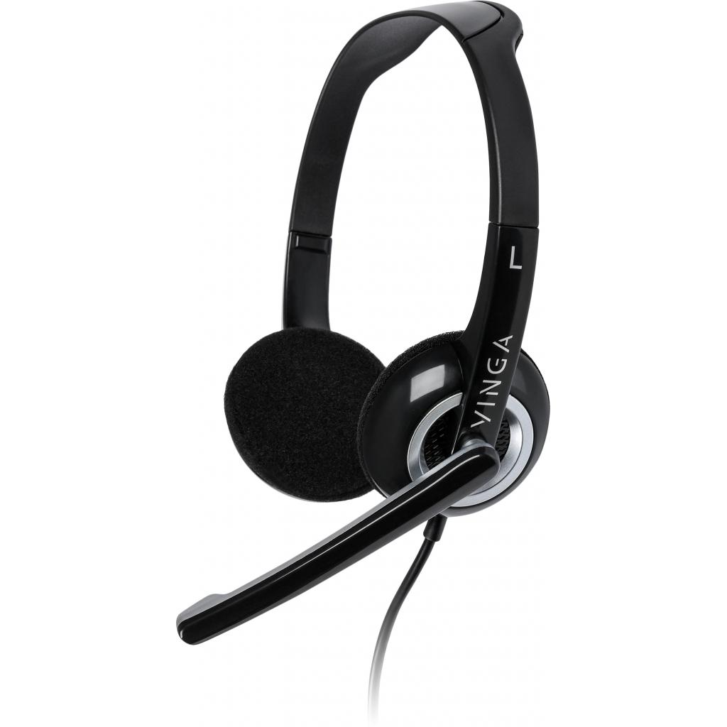 Навушники Vinga HSU60 USB Black (HSU60BK) - зображення 1