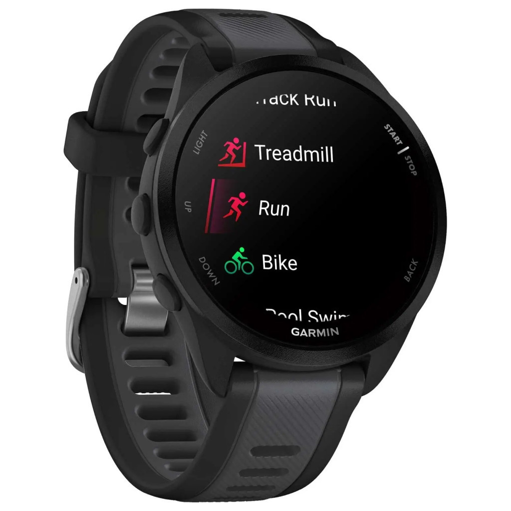 Смарт-годинник Garmin Forerunner 165, GPS, Black/Slate Grey, GPS (010-02863-20) - зображення 3