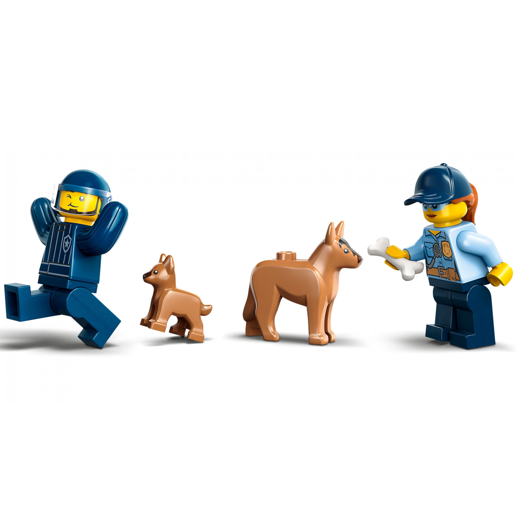 Конструктор LEGO City Мобільний майданчик для дресування поліцейських собак 197 деталей (60369) - зображення 3