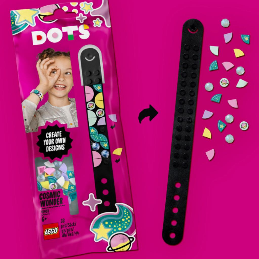 Конструктор LEGO Dots Браслет Космічні дива 33 деталі (41903) - зображення 3