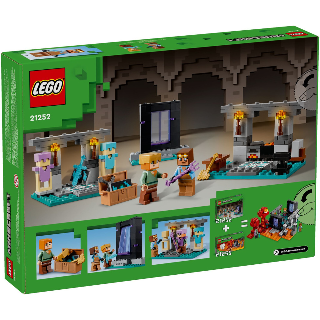 Конструктор LEGO Minecraft Зброярня 203 деталей (21252) - зображення 8