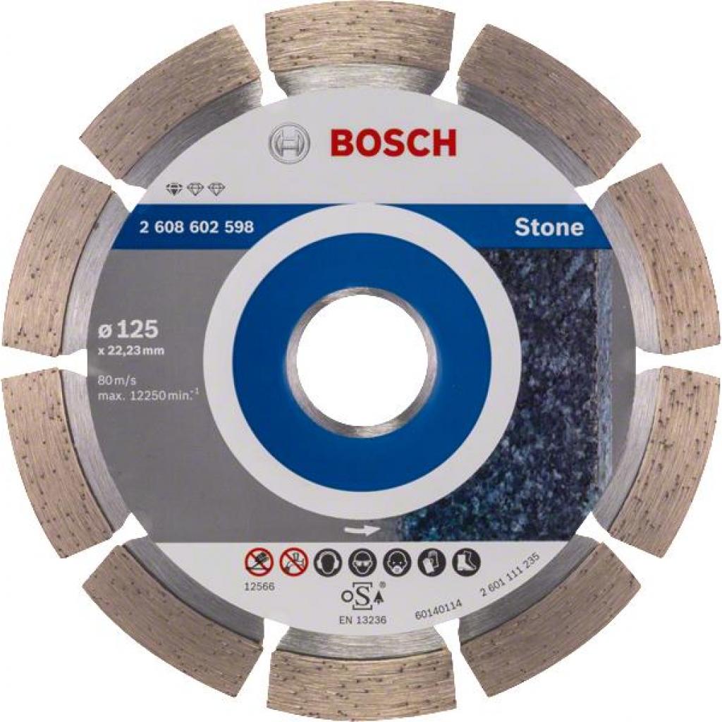 Круг відрізний Bosch Standard for Stone 125-22.23 (2.608.602.598) - зображення 1