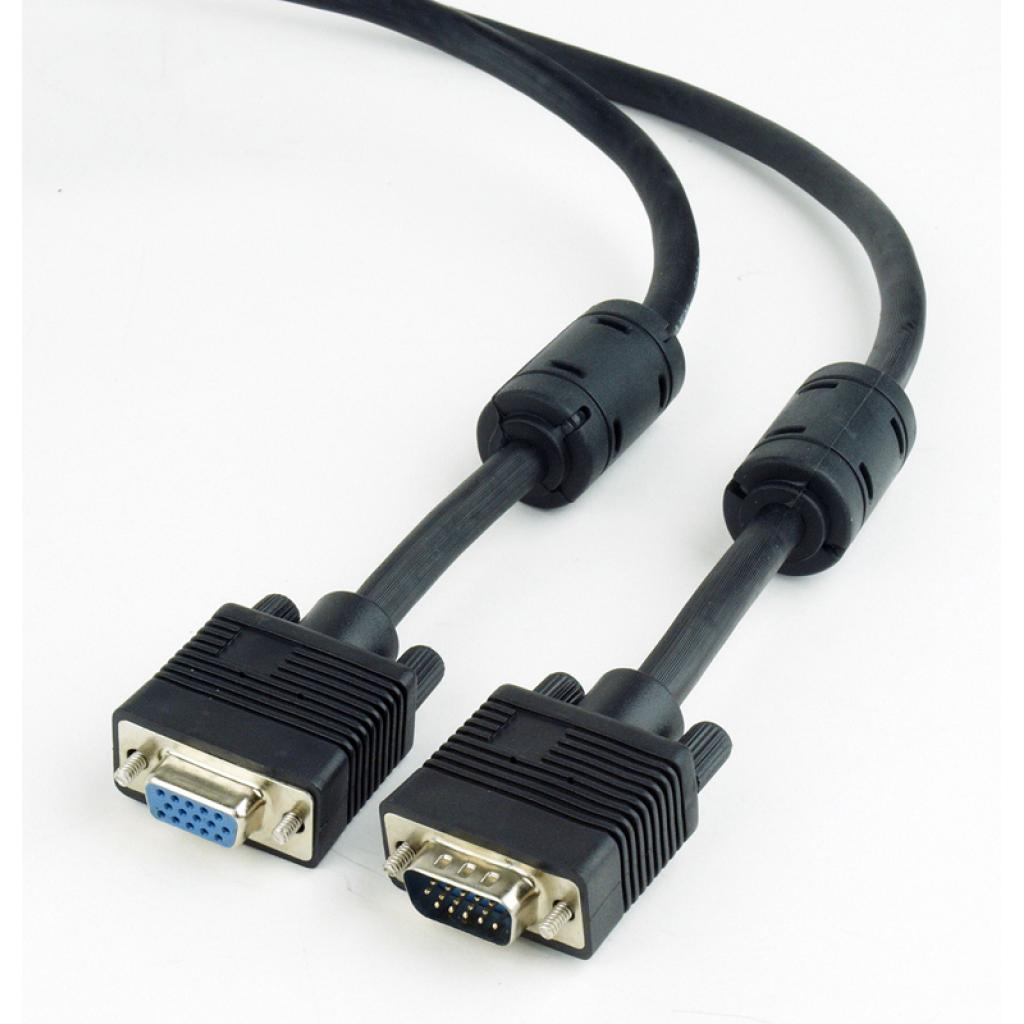 Кабель мультимедійний VGA M/F 1.8m Cablexpert (CC-PPVGAX-6B) - зображення 1