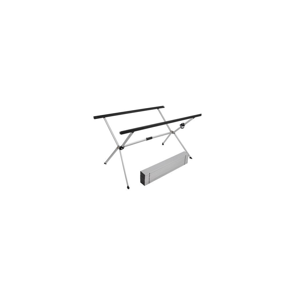 Туристичний стіл Bo-Camp Lamel 121x80 cm Aluminium (1404438) (DAS303287) - изображение 7