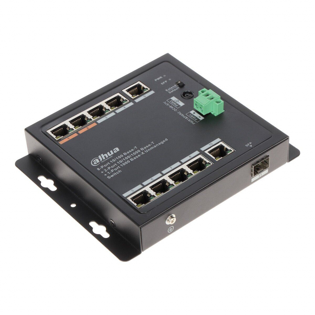 Комутатор мережевий Dahua DH-PFS3111-8ET-96-F - зображення 3